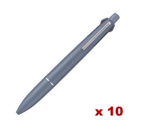 10 x Jetstream Light Touch Ink Multi-Pen MSXE-LS 0.5mm - Steel Blue