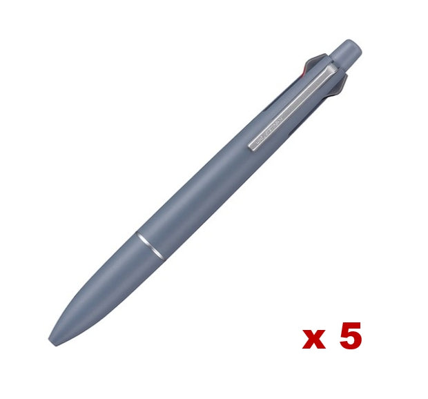 5 x Jetstream Light Touch Ink Multi-Pen MSXE-LS 0.5mm - Steel Blue