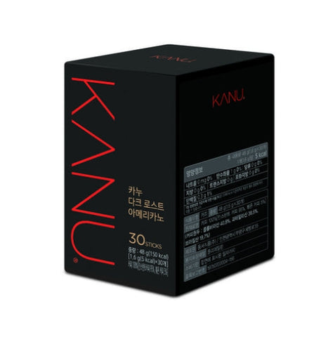 KANU Dark Roast Americano Coffee Mix 1.6g x 30 sticks by KANU