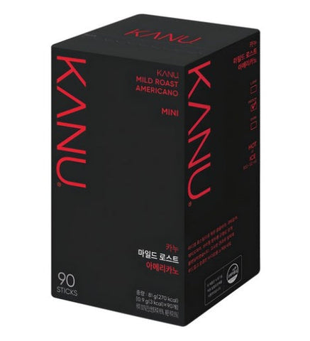KANU Mild Roast Americano Mini Coffee Mix 0.9g x 90 sticks by KANU