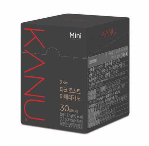 KANU Mini Dark Roast Americano Coffee Mix 0.9g x 30 sticks by KANU