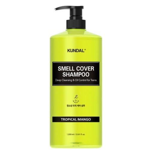 KUNDAL All-Day Smell Cover Teen Scalp Shampoo Tropical Mango 1L