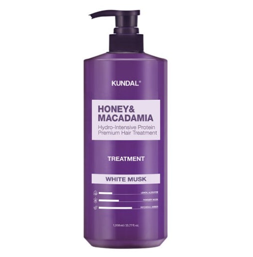 KUNDAL Honey & Macadamia Hair Treatment White Musk 1.058L