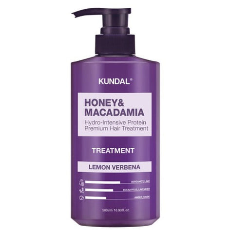 KUNDAL Honey & Macadamia Hair Treatment Lemon Verbena 500ml