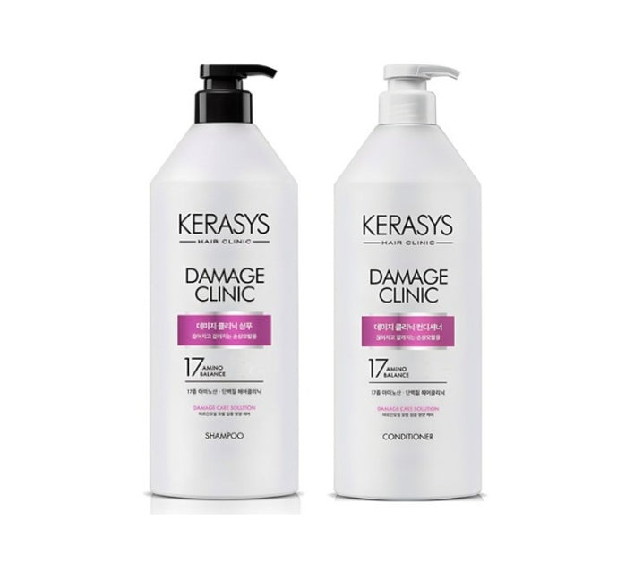 Kerasys Damage Clinic Shampoo 980ml +  Treatment 980ml from Korea