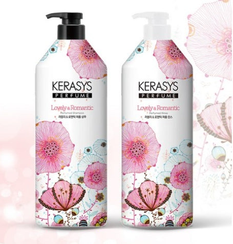 Kerasys Perfume Lovely & Romantic Shampoo 980ml + Rinse 980ml from Korea