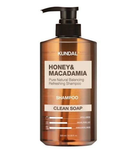 KUNDAL Honey & Macadamia Nature Shampoo Clean Soap 500ml_