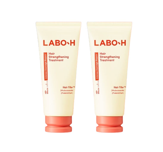2 X LABO-H Hair Strengthening Treatment Intense Damage Repair 200ml from Korea