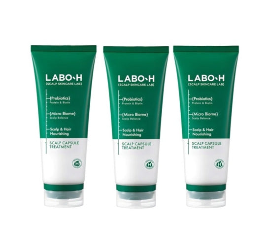 3 x LABO-H Scalp Strengthening Clinic Capsule Treatment Hair Loss Care 220ml from Korea
