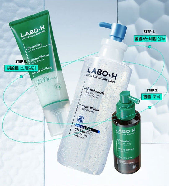 2 x LABO-H Scalp Strengthening Clinic Scaler Hair Loss Care 208g from Korea