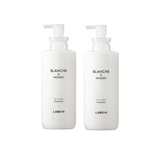 2 x LABO-H Scalp Strengthening Shampoo Hair Loss Care Blanche & Woody 750ml from Korea