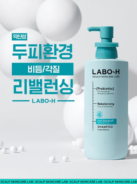 2 x LABO-H Dandruff Clinic Shampoo Hair Loss Care 400ml from Korea by LABO-H