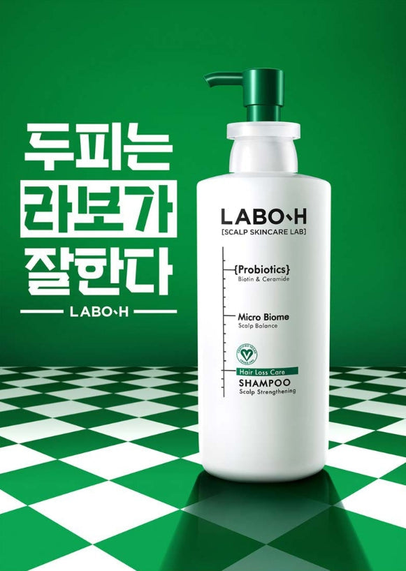 LABO-H Scalp Strengthening Clinic Shampoo Hair Loss Care 400ml from Korea