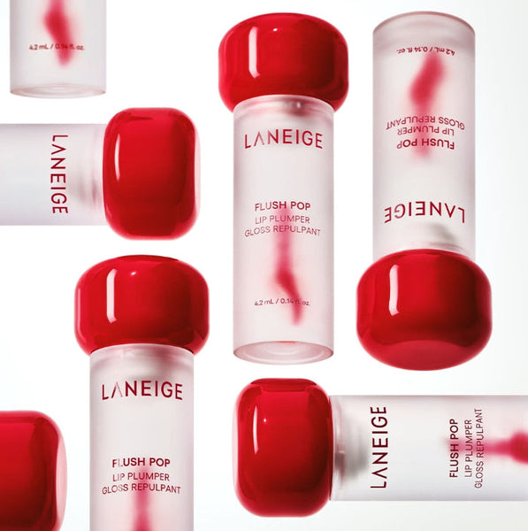2 x LANEIGE Flush Pop Lip Plumper 4.2ml + Samples (2 Items) from Korea