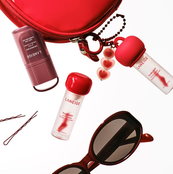 2 x LANEIGE Flush Pop Lip Plumper 4.2ml + Samples (2 Items) from Korea