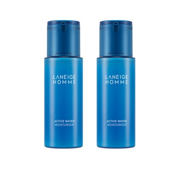2 x [MEN] LANEIGE Homme Active Water Moisturizer 125ml
