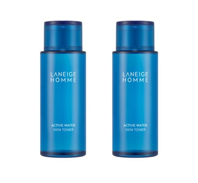 2 x [MEN] LANEIGE Homme Active Water Skin Toner 180ml from Korea