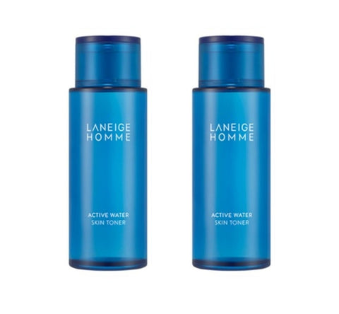 2 x [MEN] LANEIGE Homme Active Water Skin Toner 180ml