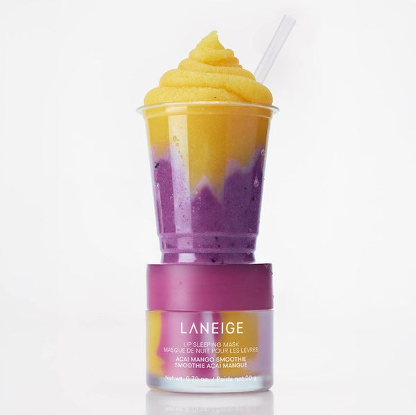 2 x LANEIGE Lip Sleeping Mask Acai Mango Smoothie 20g from Korea