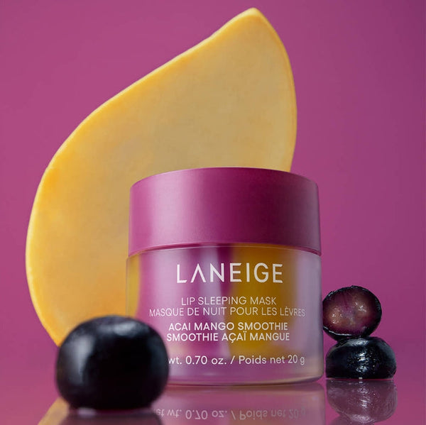 2 x LANEIGE Lip Sleeping Mask Acai Mango Smoothie 20g from Korea