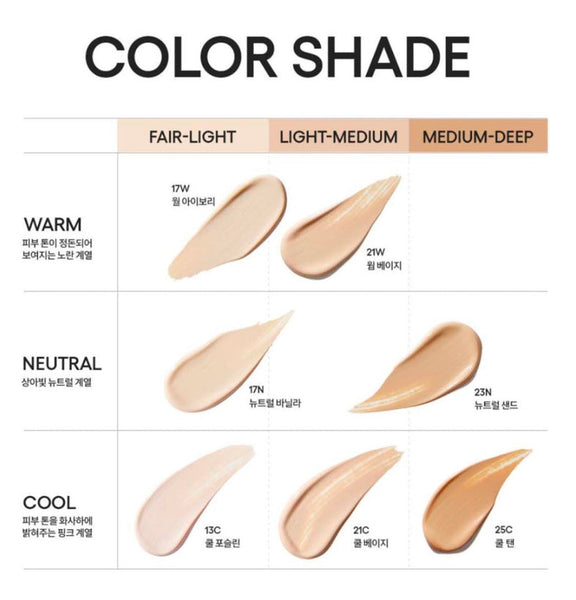 2 x LANEIGE Neo Cushion Mewy #25C (Main 15g) SPF 42 PA++ Plus Samples(2 Items) from Korea
