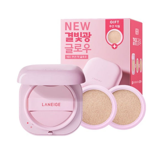 LANEIGE Neo Cushion The Glow #21C (Main 15g + Refill 15g + Refill 15g) SPF 50+ PA+++ from Korea