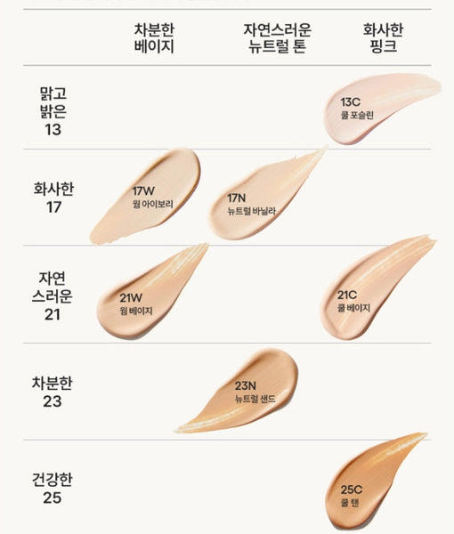 LANEIGE Neo Cushion The Glow #23N (Main 15g + Refill 15g + Refill 15g) SPF 50+ PA+++ from Korea