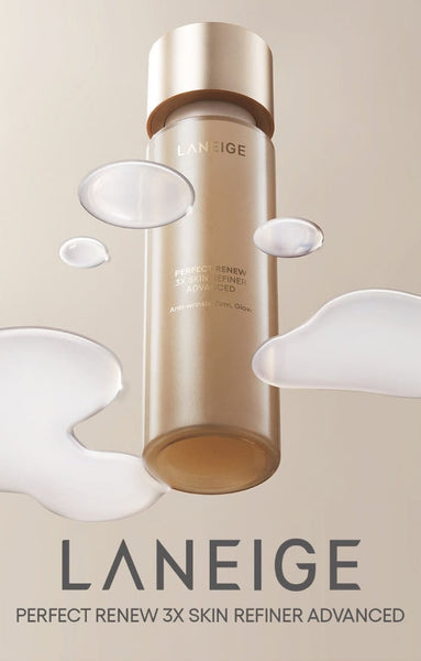 LANEIGE Perfect Renew 3X Skin Refiner Advanced 150ml + Samples (2 Items) from Korea