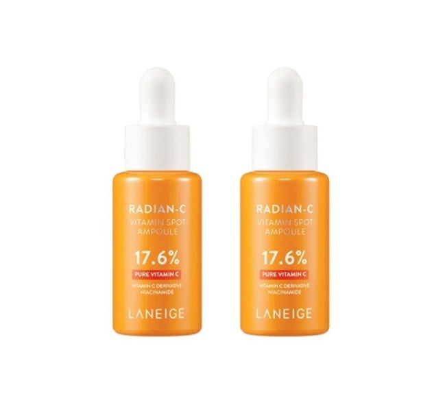 2 x LANEIGE Radian-C Vitamin Spot Ampoule 10g