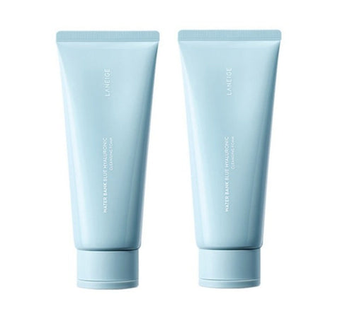 2 x LANEIGE Water Bank Blue Hyaluronic Cleansing Foam 150g