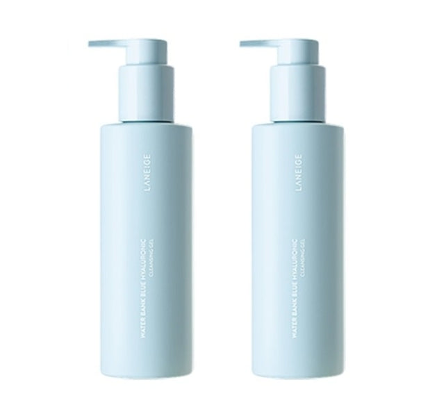 2 x LANEIGE Water Bank Blue Hyaluronic Cleansing Gel 200ml