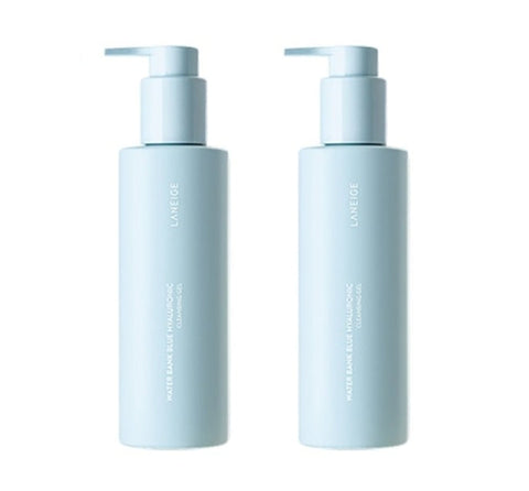 2 x LANEIGE Water Bank Blue Hyaluronic Cleansing Gel 200ml