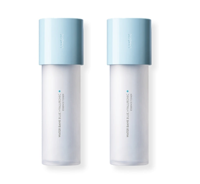 2 x LANEIGE Water Bank Blue Hyaluronic Essence Toner for Combination to Oily Skin 160ml