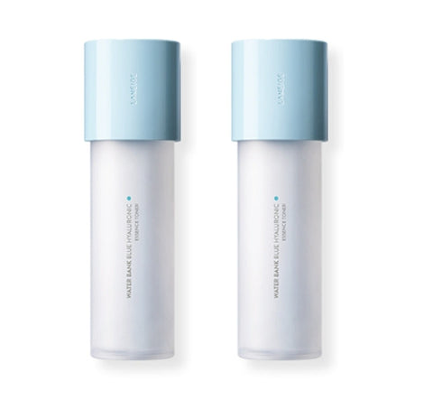 2 x LANEIGE Water Bank Blue Hyaluronic Essence Toner for Combination to Oily Skin 160ml