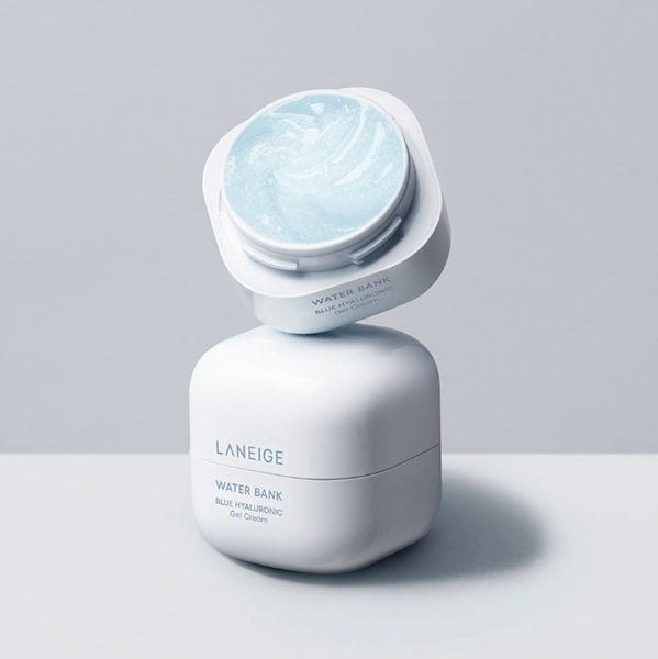 2 x LANEIGE Water Bank Blue Hyaluronic Gel Cream Refill 50ml + Samples (2 Items) from Korea