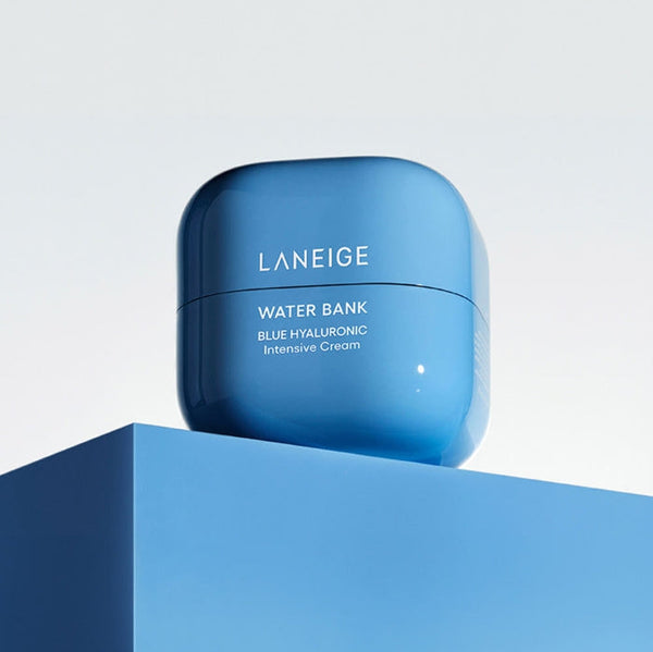 2 x LANEIGE Water Bank Blue Hyaluronic Intensive Cream Refill 50ml + Samples (2 Items) from Korea