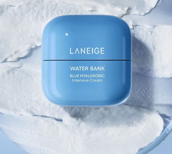 2 x LANEIGE Water Bank Blue Hyaluronic Intensive Cream Refill 50ml + Samples (2 Items) from Korea
