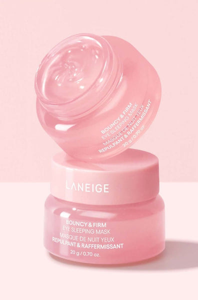 2 x LANEIGE Bouncy & Firm Eye Sleeping Mask 20g + Samples(3 Items) from Korea