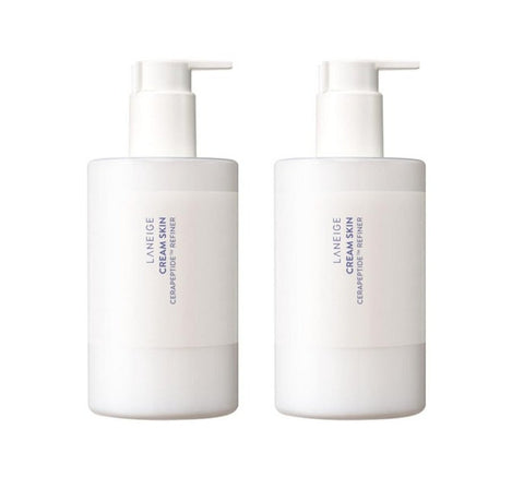 2 x LANEIGE Cream Skin Cerapeptide Refiner 320ml