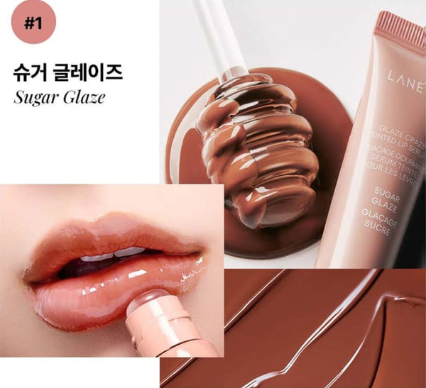 3 x LANEIGE Glaze Craze Donut Lip Serum 12g, 8 Colours from Korea