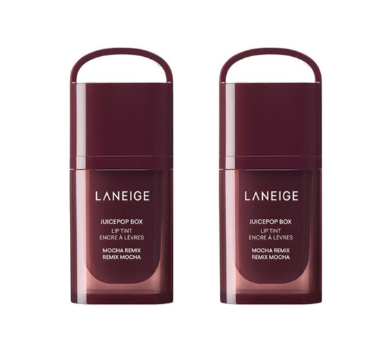 2 x LANEIGE Juicepop Box Lip Tint 4.2g (Mocha Remix) from Korea