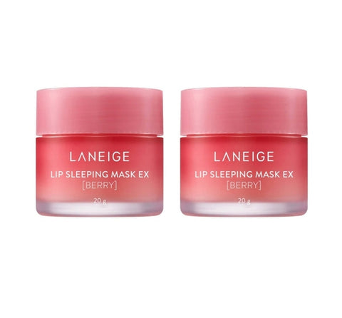 2 x LANEIGE Lip Sleeping Mask Berry 20g