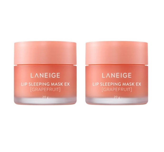 2 x LANEIGE Lip Sleeping Mask Grapefruit 20g