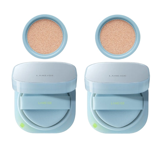 2 x LANEIGE Neo Cushion Mewy #13C (Main 15g + Refill 15g) SPF 42 PA++ Plus Samples(2 Items) from Korea