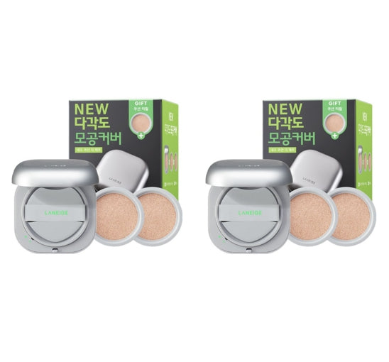 2 x LANEIGE Neo Cushion The Matte #21W (Main 15g + Refill 15g + Refill 15g) SPF 42 PA+++ from Korea