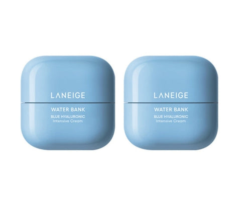 2 x LANEIGE Water Bank Blue Hyaluronic Intensive Cream 50ml