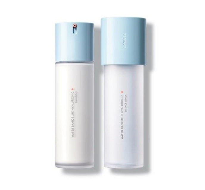 LANEIGE Water Bank Blue Hyaluronic Toner + Emulsion Set for Normal to Dry Skin