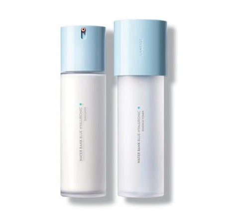 LANEIGE Water Bank Blue Hyaluronic Toner + Emulsion Set for Combination to Oily Skin