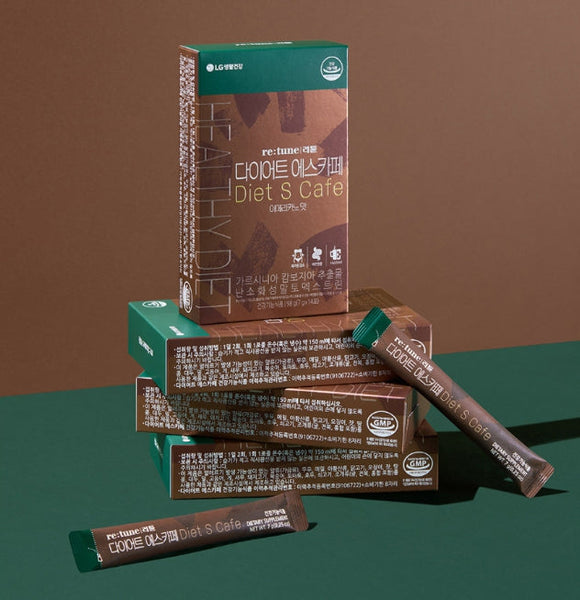 LG H&H Vital Garden re:tune Diet S Cafe 14 Sticks from Korea