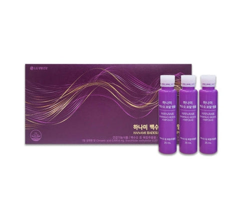 LG H&H Vital Garden HANAMI Baeksuo Royal Ampoule (25mL x 28ea) from Korea
